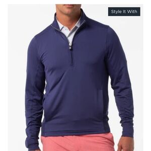 B. Draddy - Men's Navy Quarter-Zip Pullover - Regal - XL - NWOT